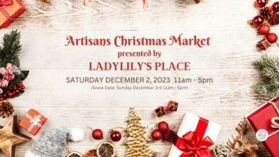 Saratoga's 2nd Annual Artisans Christmas Pop-Up Market!