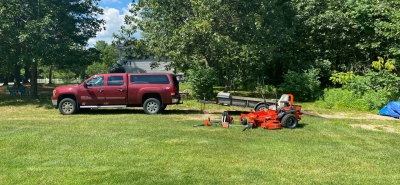 Lawn-Service Guy Now Riding High